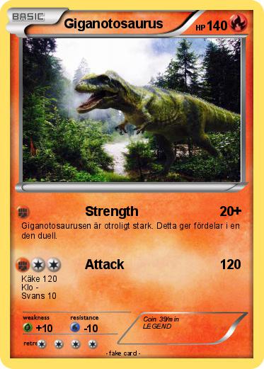 Pokemon Giganotosaurus