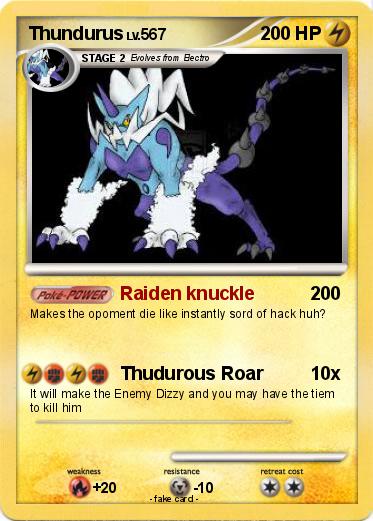 Pokemon Thundurus