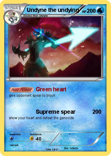 Pokemon Undyne the undying