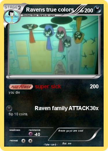 Pokemon Ravens true colors