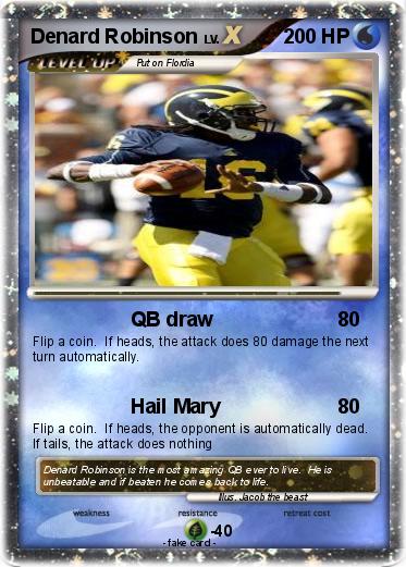 Pokemon Denard Robinson