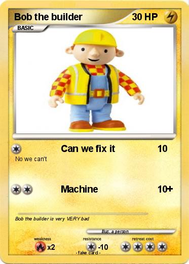 Pokemon Bob the builder