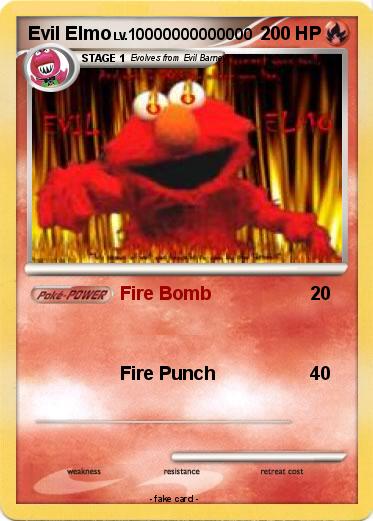 Pokemon Evil Elmo