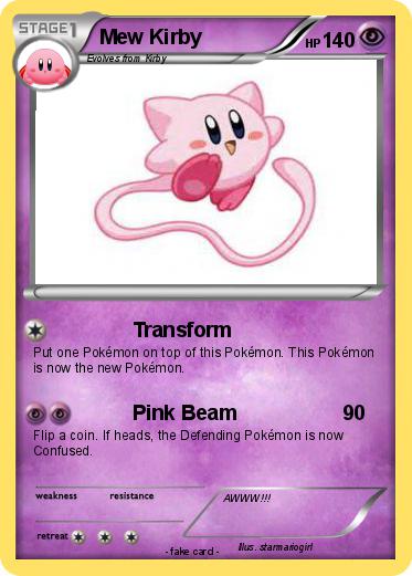 Pokemon Mew Kirby
