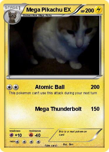 Pokemon Mega Pikachu EX