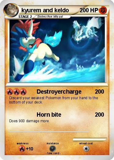 Pokemon kyurem and keldo