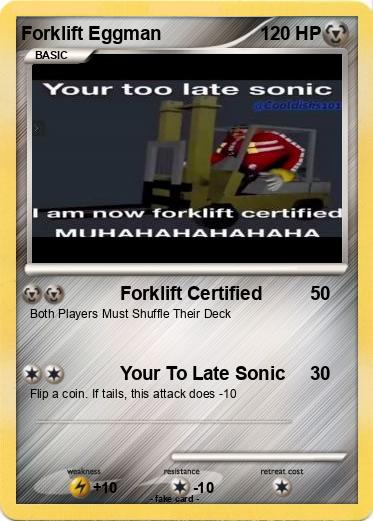 Pokemon Forklift Eggman