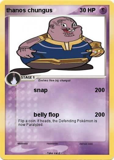 Pokemon thanos chungus