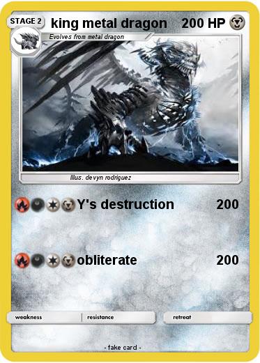 Pokemon king metal dragon