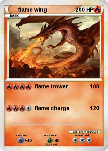 Pokemon flame wing