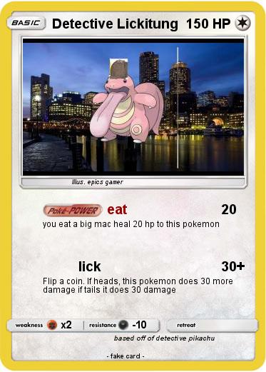 Pokemon Detective Lickitung
