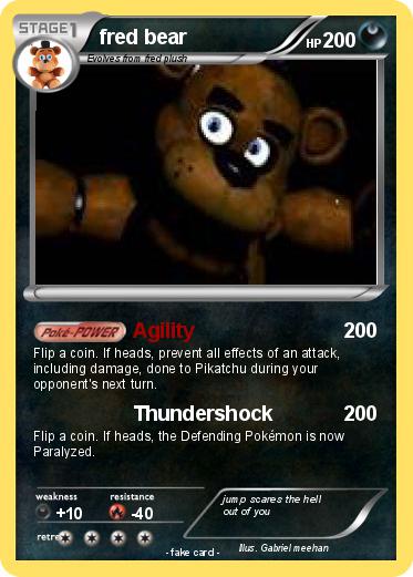Pokemon fred bear