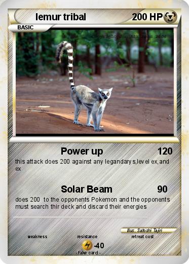 Pokemon lemur tribal
