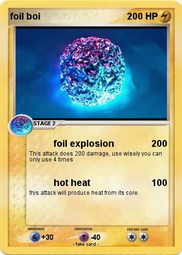 Pokemon foil boi
