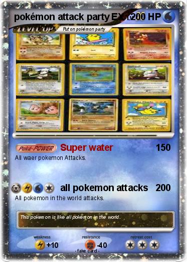 Pokemon pokémon attack party EX