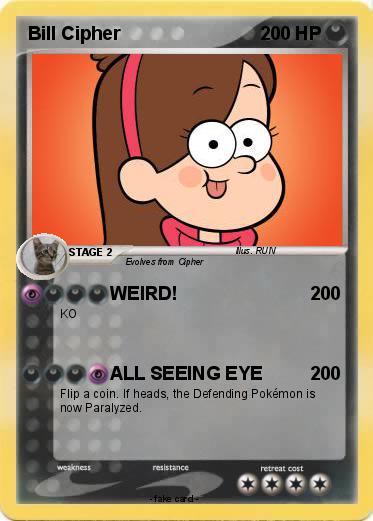 Pokemon Bill Cipher