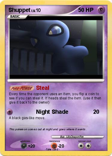Pokemon Shuppet