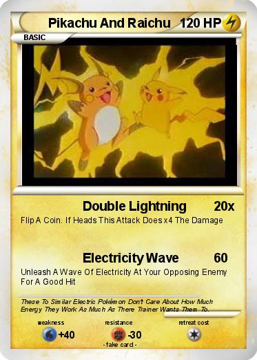 Pokemon Pikachu And Raichu