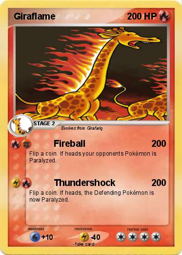 Pokemon Giraflame