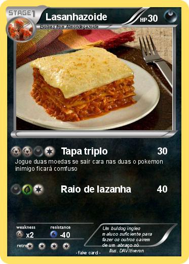 Pokemon Lasanhazoide