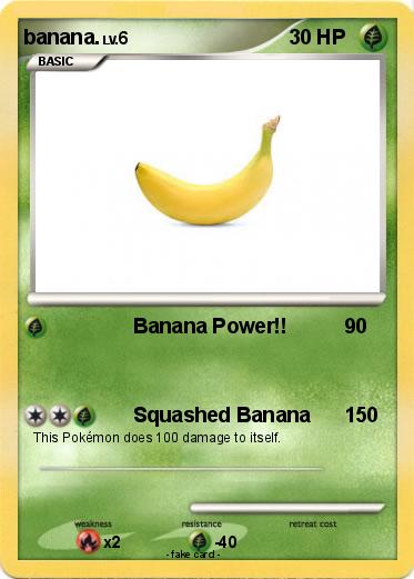 Pokemon banana.