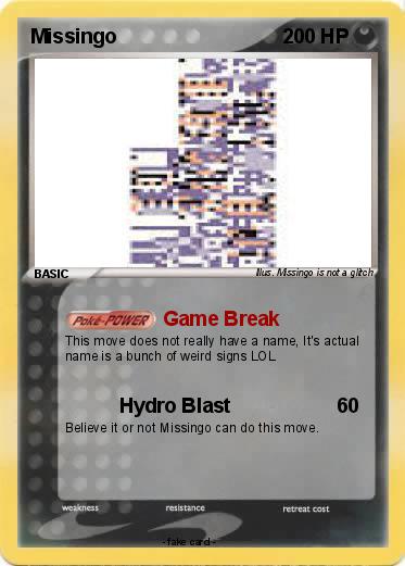 Pokemon Missingo