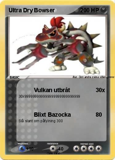 Pokemon Ultra Dry Bowser