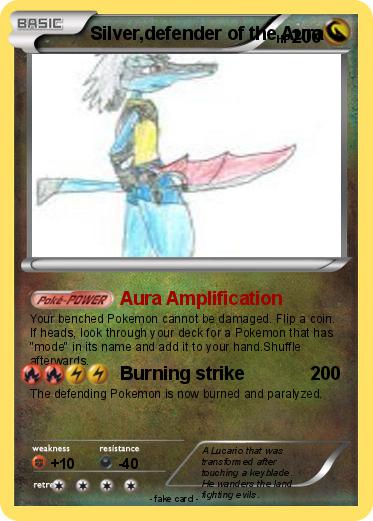 Pokemon Silver,defender of the Aura