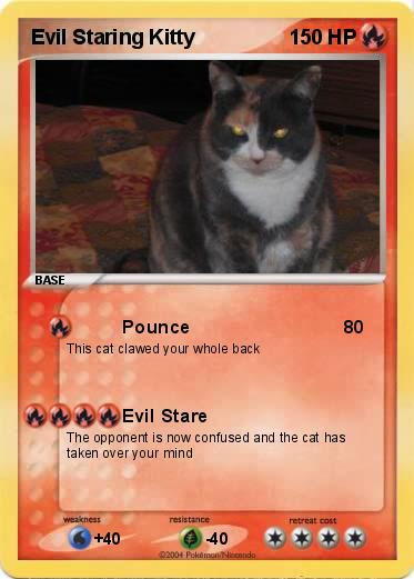 Pokemon Evil Staring Kitty