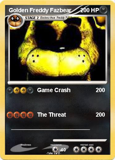 Pokemon Golden Freddy Fazbear