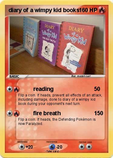 Pokemon diary of a wimpy kid books