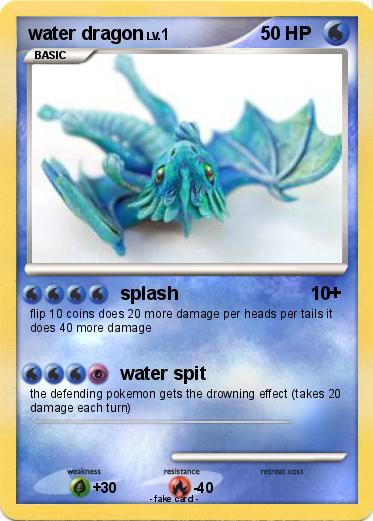 Pokemon water dragon