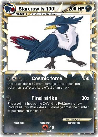 Pokemon Starcrow lv 100