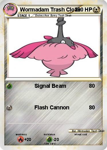 Pokemon Wormadam Trash Cloak