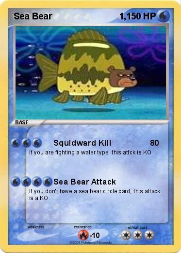 Pokemon Sea Bear                           1,