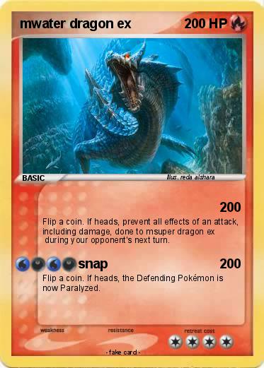 Pokemon mwater dragon ex