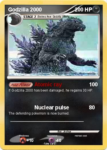 Pokemon Godzilla 2000