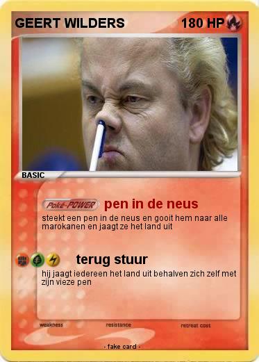 Pokemon GEERT WILDERS