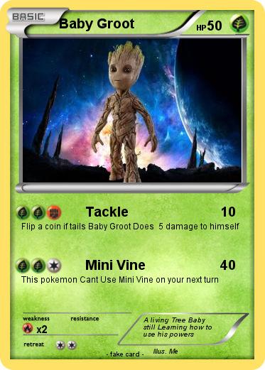 Pokemon Baby Groot