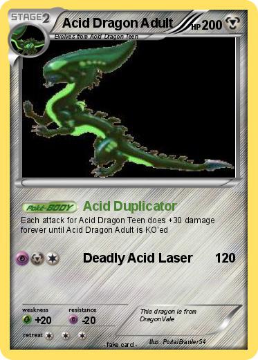 Pokemon Acid Dragon Adult