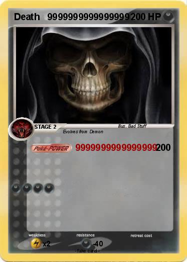 Pokemon Death   9999999999999999