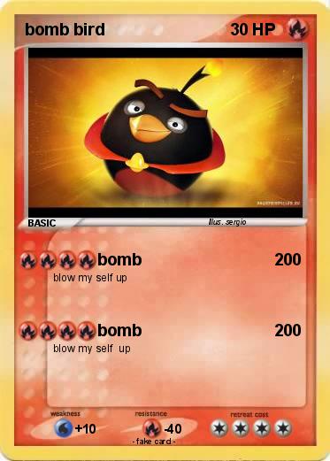 Pokemon bomb bird