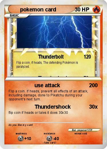 Pokemon pokemon card