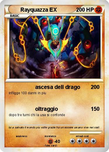 Pokemon Rayquazza EX