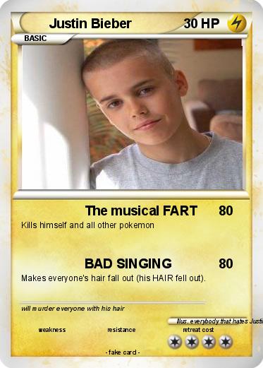 Pokemon Justin Bieber