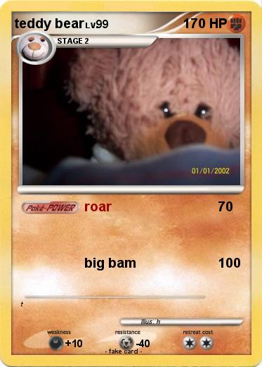 Pokemon teddy bear