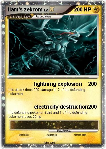 Pokemon liam's zekrom