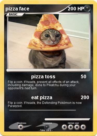 Pokemon pizza face