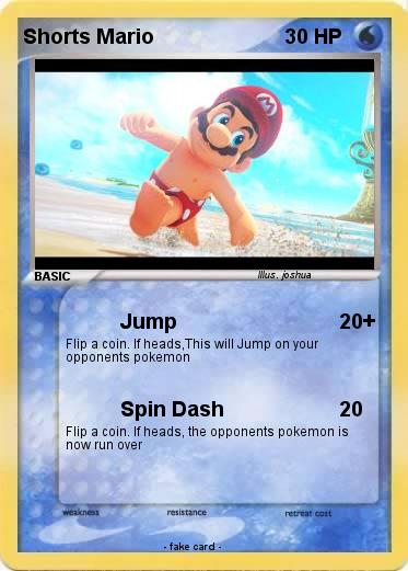 Pokemon Shorts Mario
