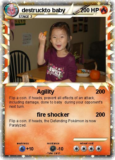 Pokemon destruckto baby